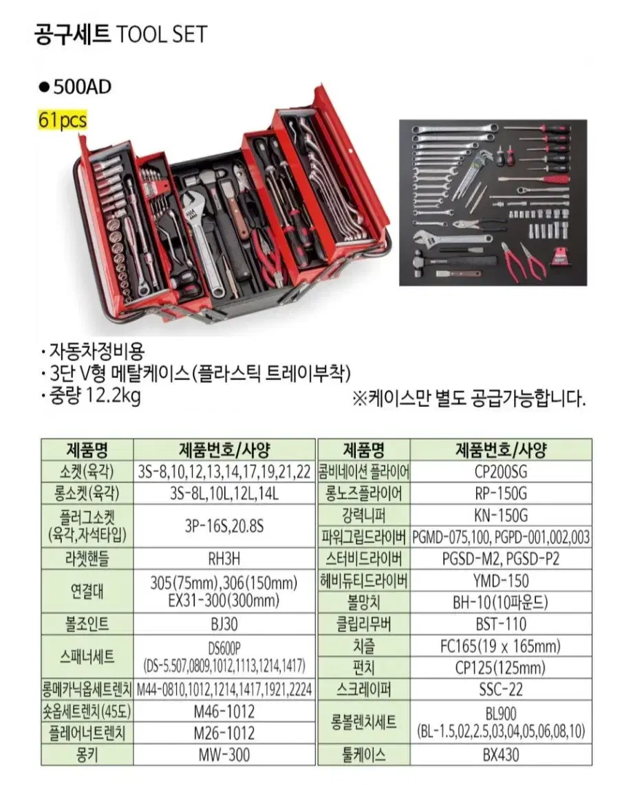 천안 토네 공구세트 판매합니다